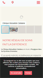 Mobile Screenshot of cliniquemutualistecatalane.com