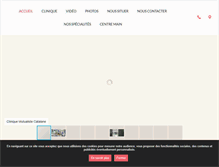 Tablet Screenshot of cliniquemutualistecatalane.com